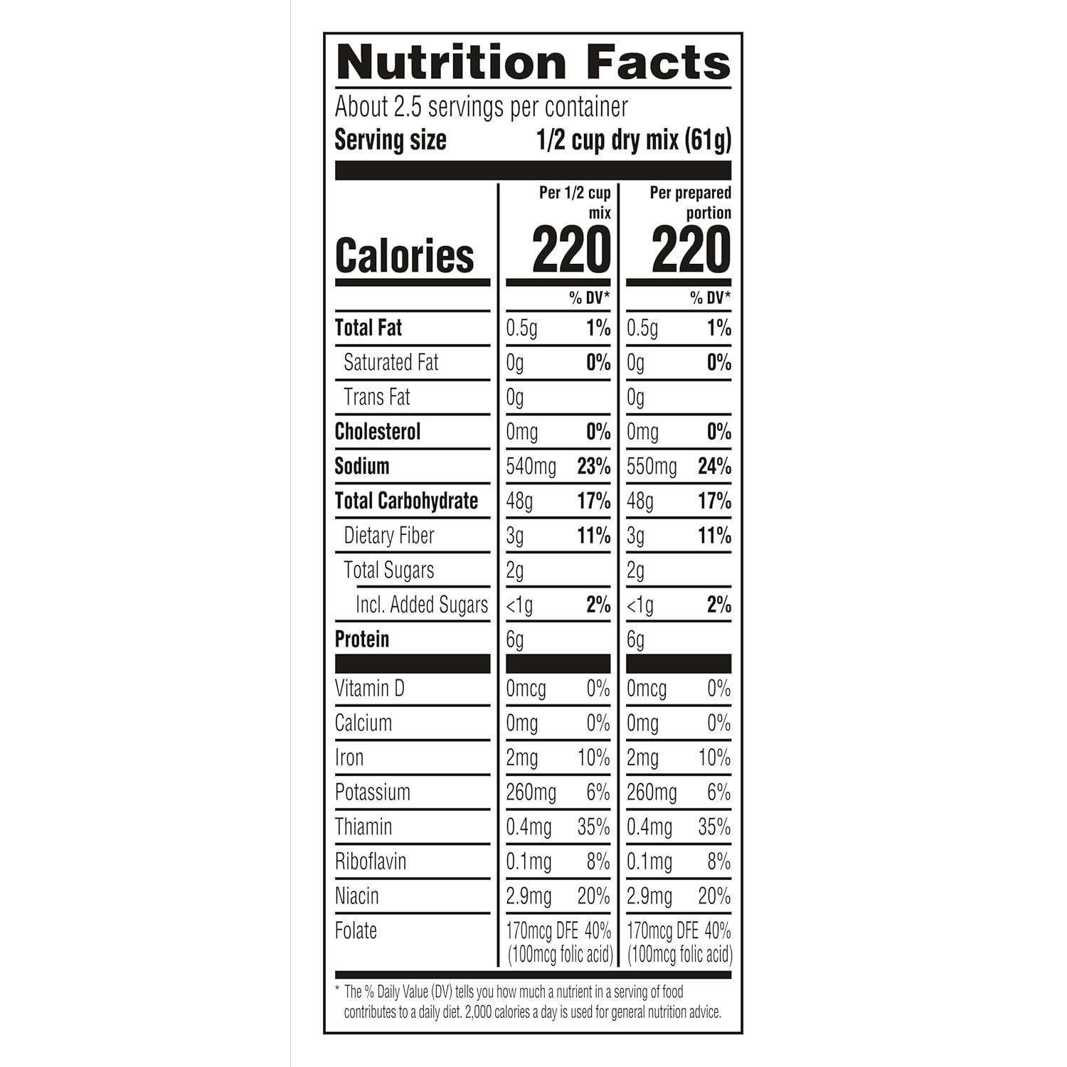 Taco Rice Side for Meals 5.4 oz Kosher No Artificial Flavors