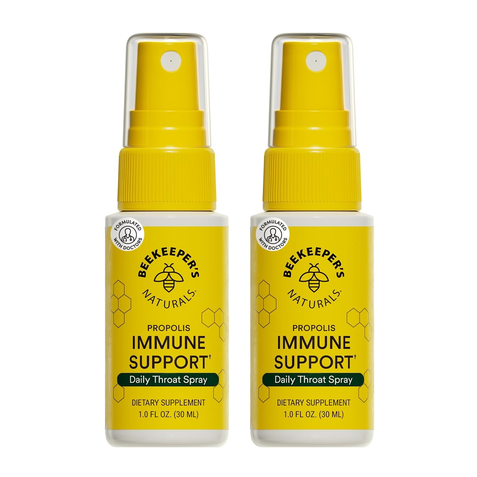 Beekeeper’s Naturals Propolis Throat 1 Fl Oz (Pack of 2), Adult