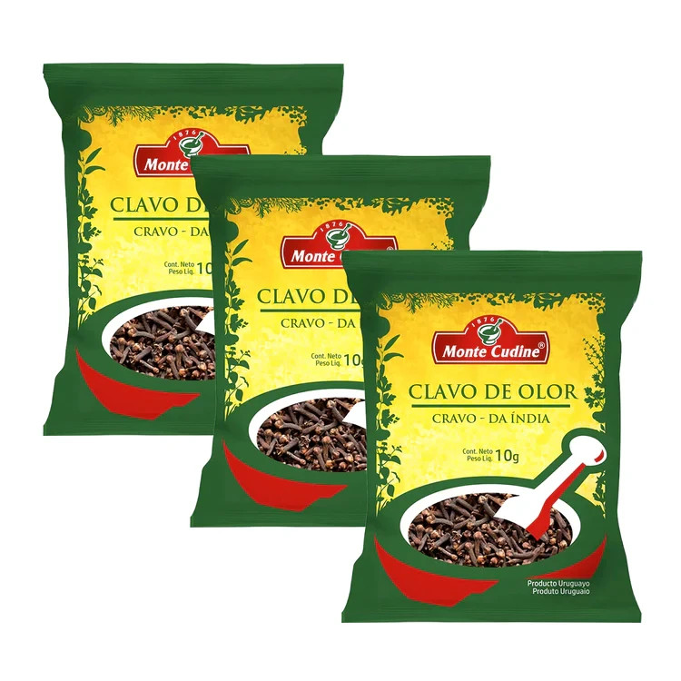CLAVO DE OLOR – MONTE CUDINE 10 /G PACK X 3