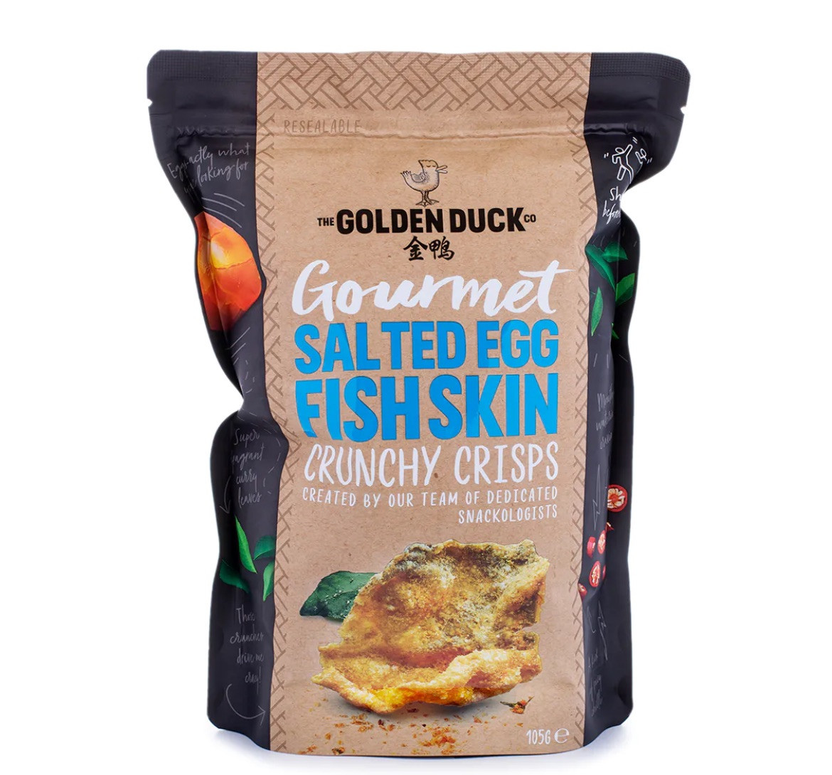 Golden Duck Gourmet Salted Egg Fish Skin 105g