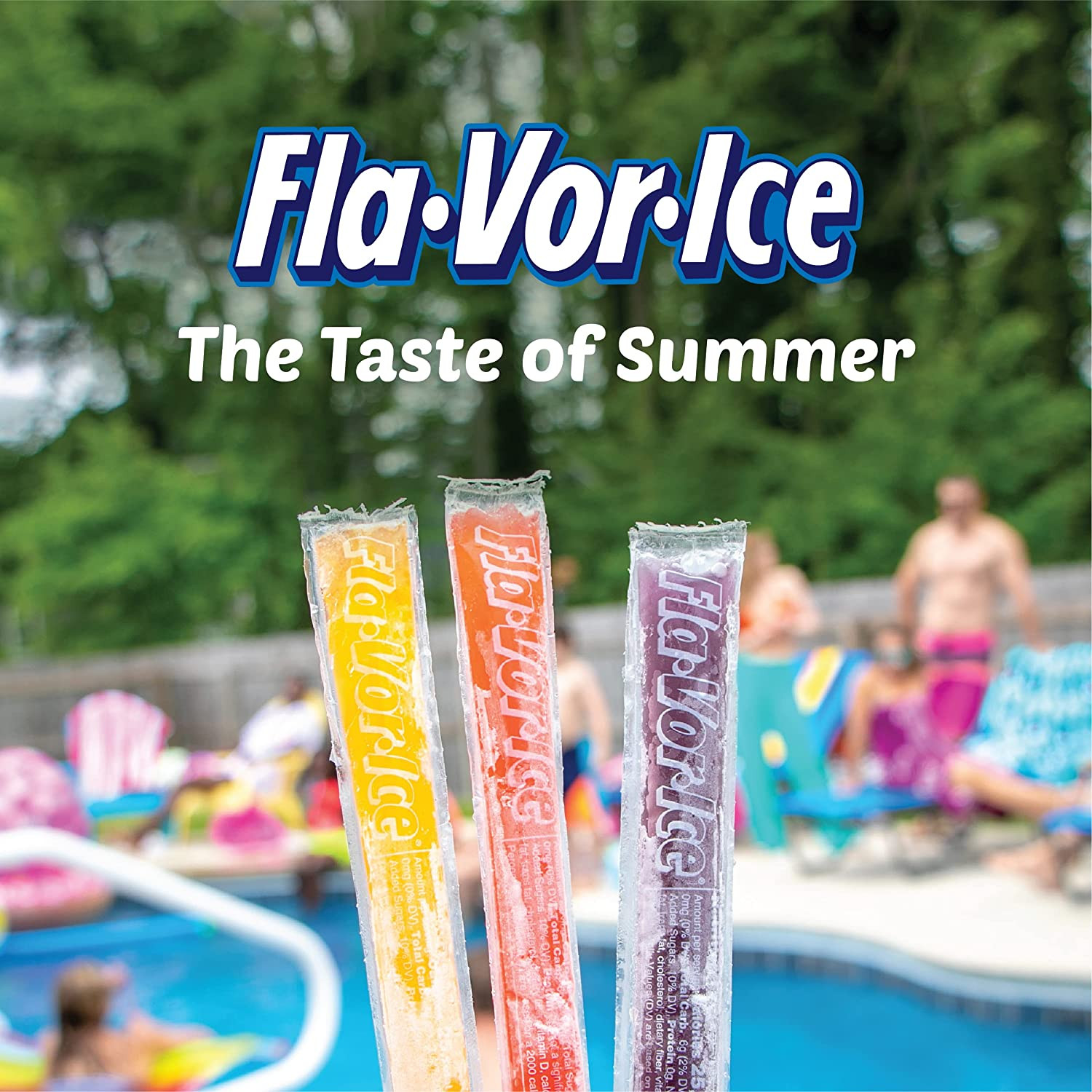 Popsicle Variety Pack of 1.5 Oz Freezer Bars, Assorted Flavors, 100 Count