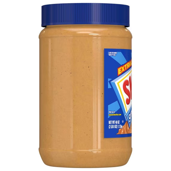 SKIPPY SUPER CHUNK Peanut Butter, 7 g Protein Per Serving, Shelf-Stable, 40 oz