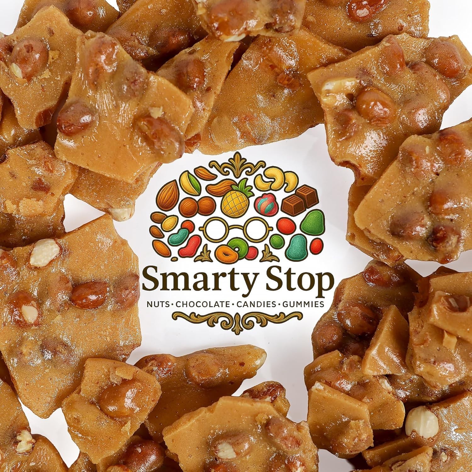 Nostalgic 1 Pound Peanut Brittle – Classic Candy for Gifting & Celebrations