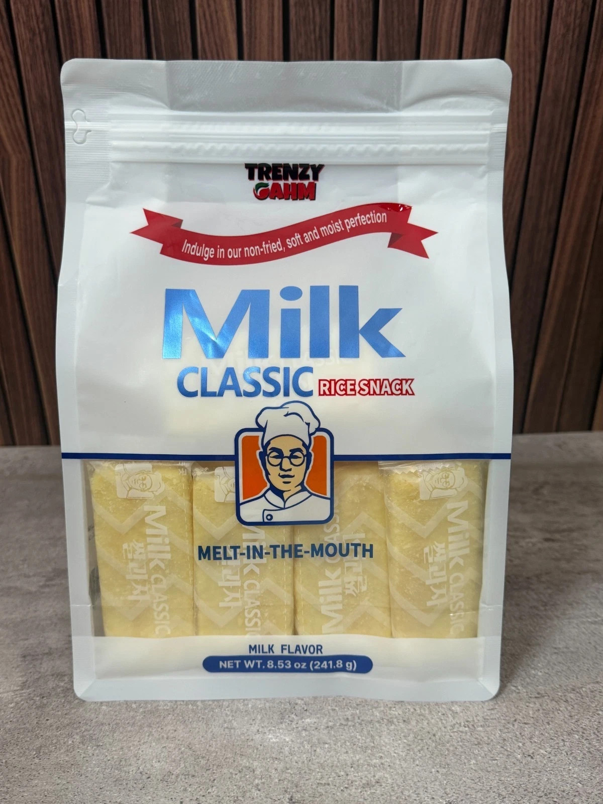 Trenzy Gahm Milk Classic Rice Snack Melt-in-Mouth 8.53 oz New EXP SEP 2026