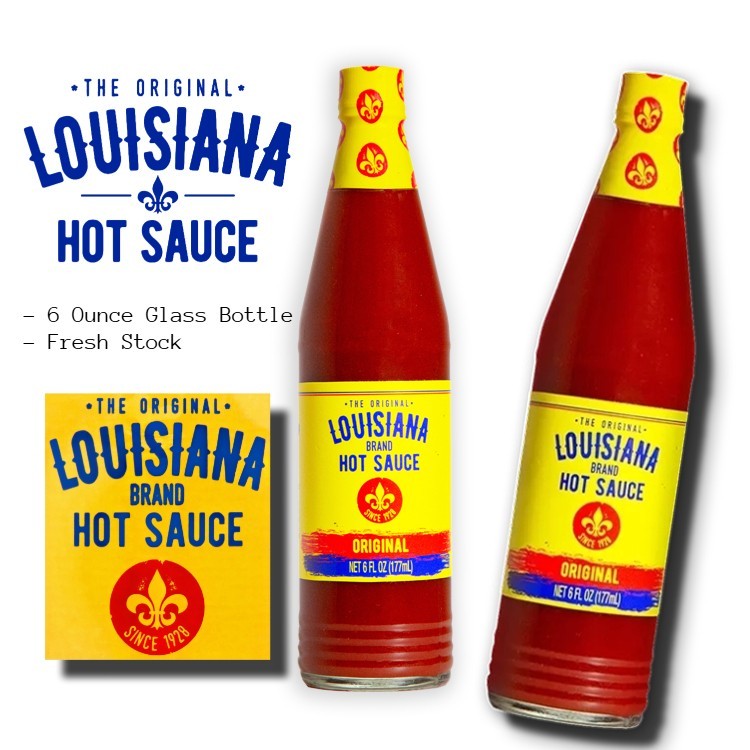 Louisiana Brand 6 oz. Original Hot Sauce – Free Shipping – Fresh Stock
