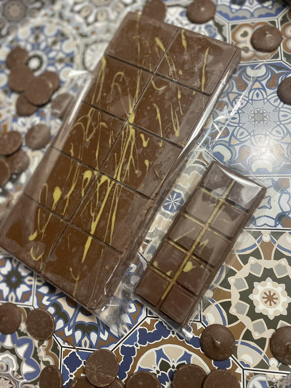 Dubai Chocolate Bar Jumbo Pistachio 450 Gram Huge
