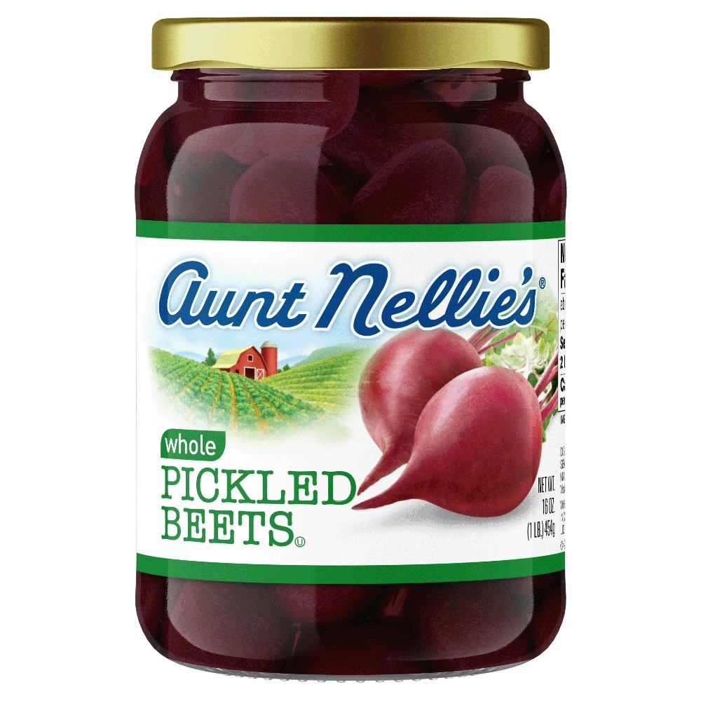 (12 pack) Aunt Nellie’s Whole Pickled Beets 16 Oz Jar