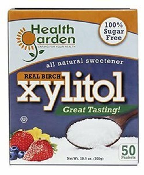 Health Garden Real Birch Xylitol, 50 Packets (Case of 12)