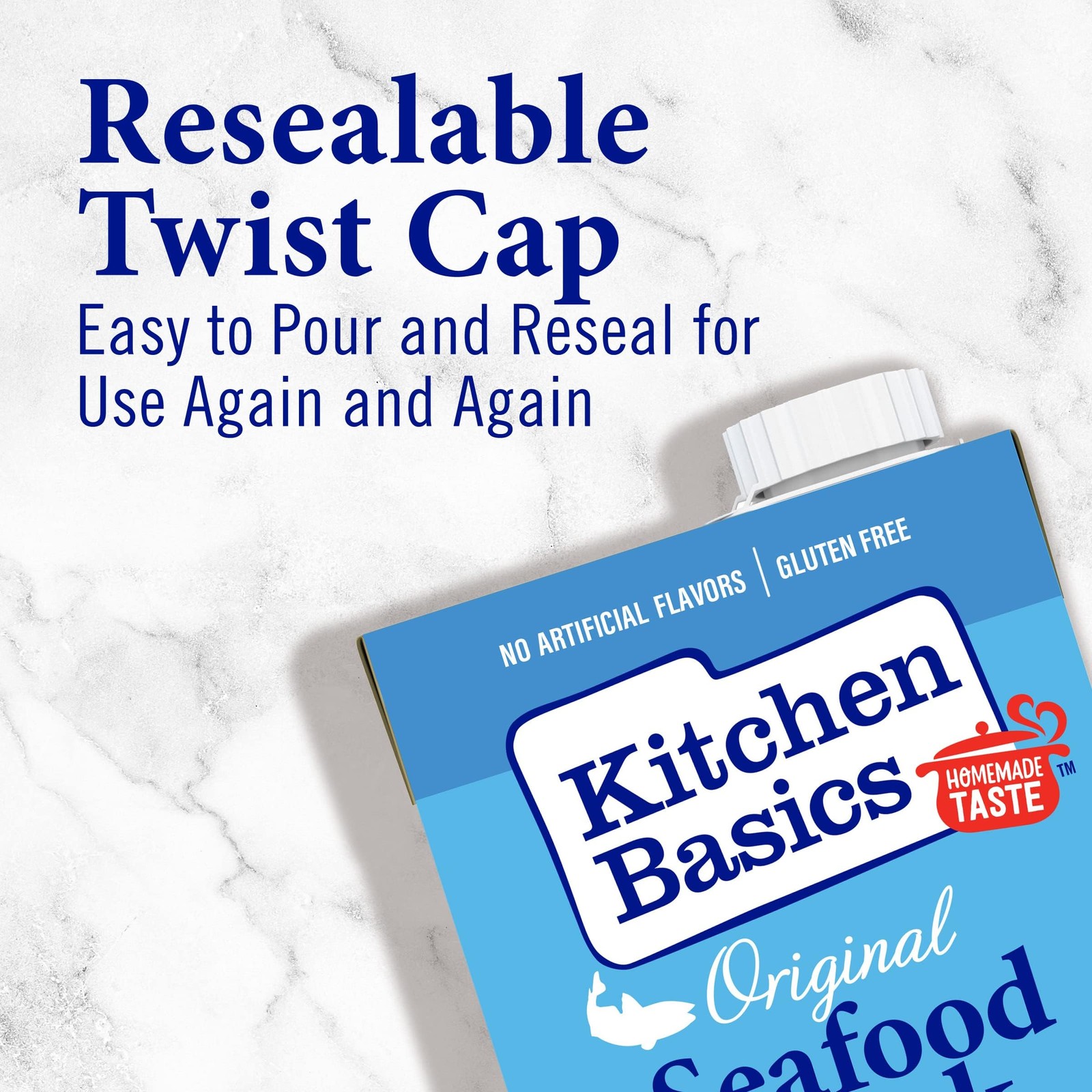 Kitchen Basics Original Seafood Stock, 32 fl oz 32 Fl Oz (Pack of 1)