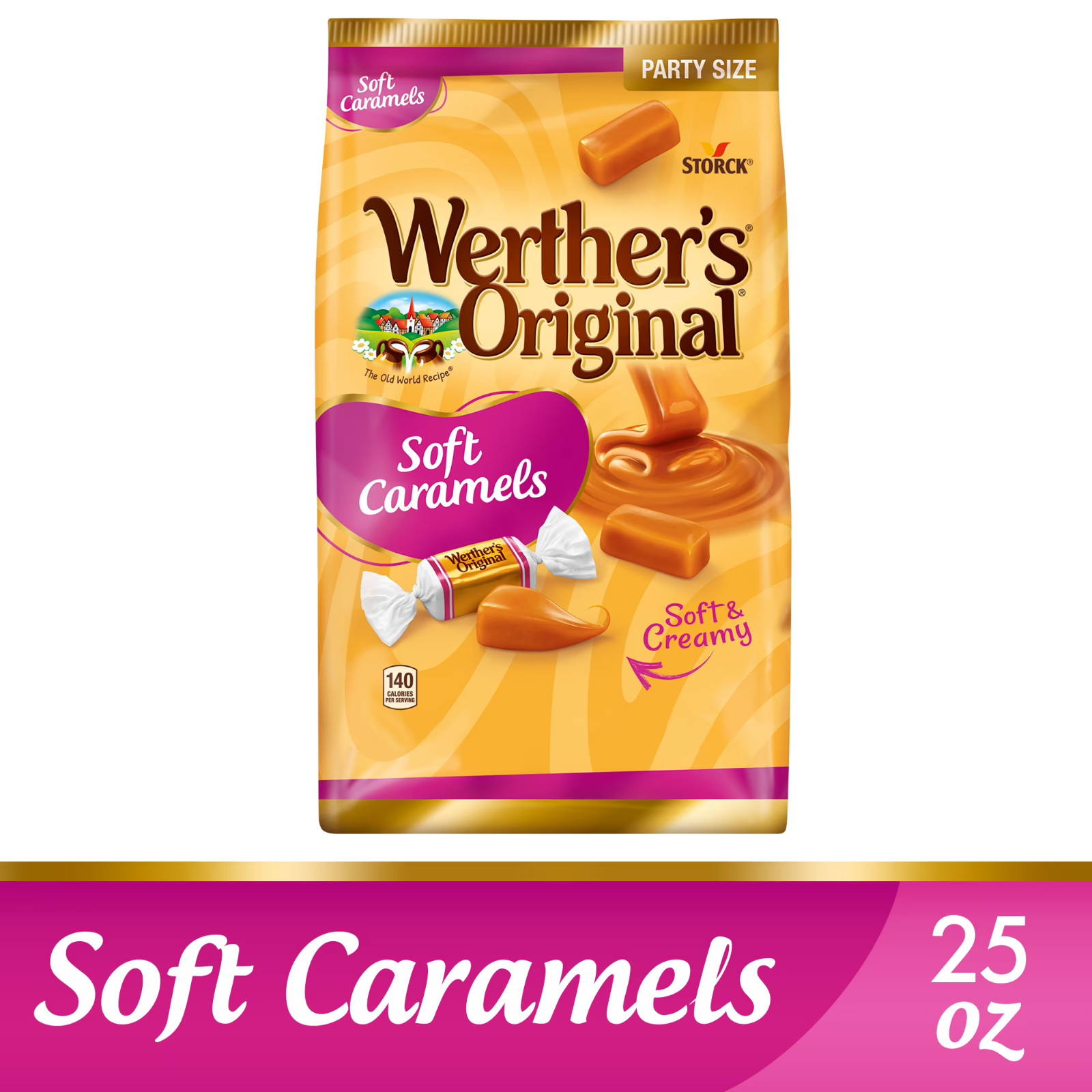 Werthers Original Soft Caramel Candy, 25 oz . Free Shipping