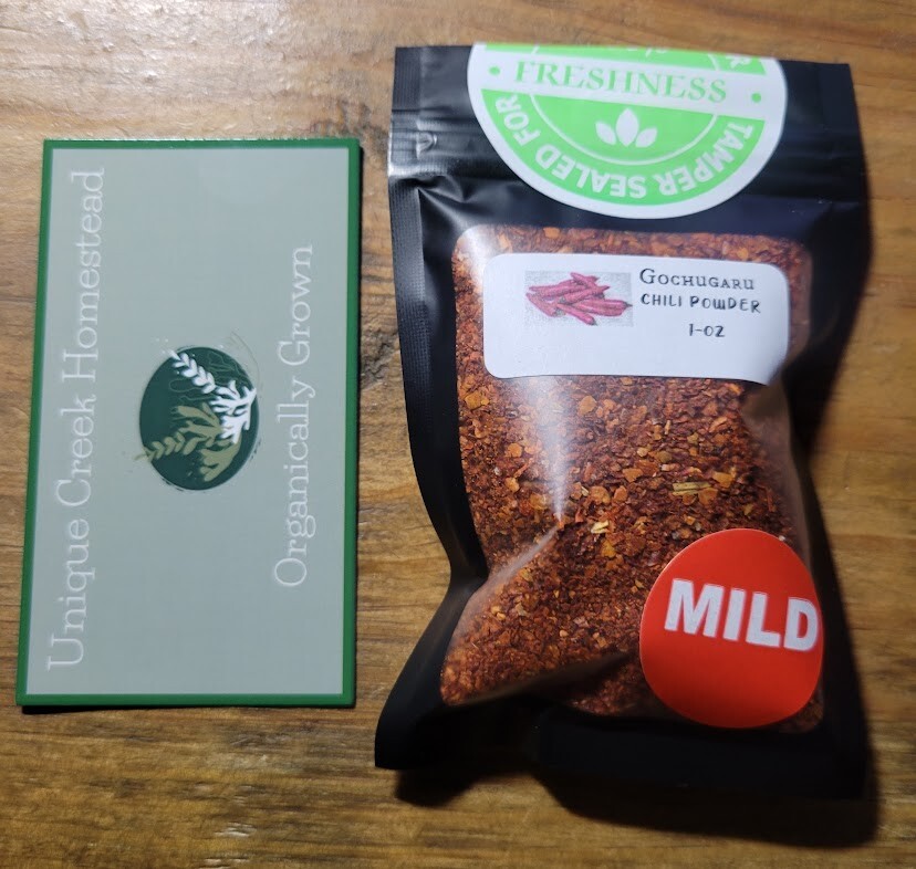 Gochugaru Korean Chili Pepper POWDER Ground Mild 1,500-10,000 Scoville Flakes