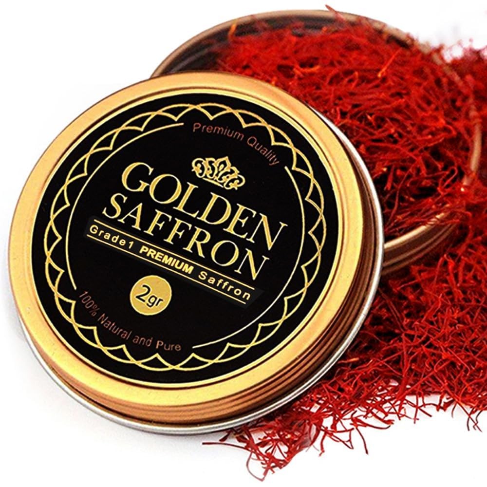, Finest Pure Premium All Red Saffron Threads, Grade A+ Super Negin, Non-GMO …