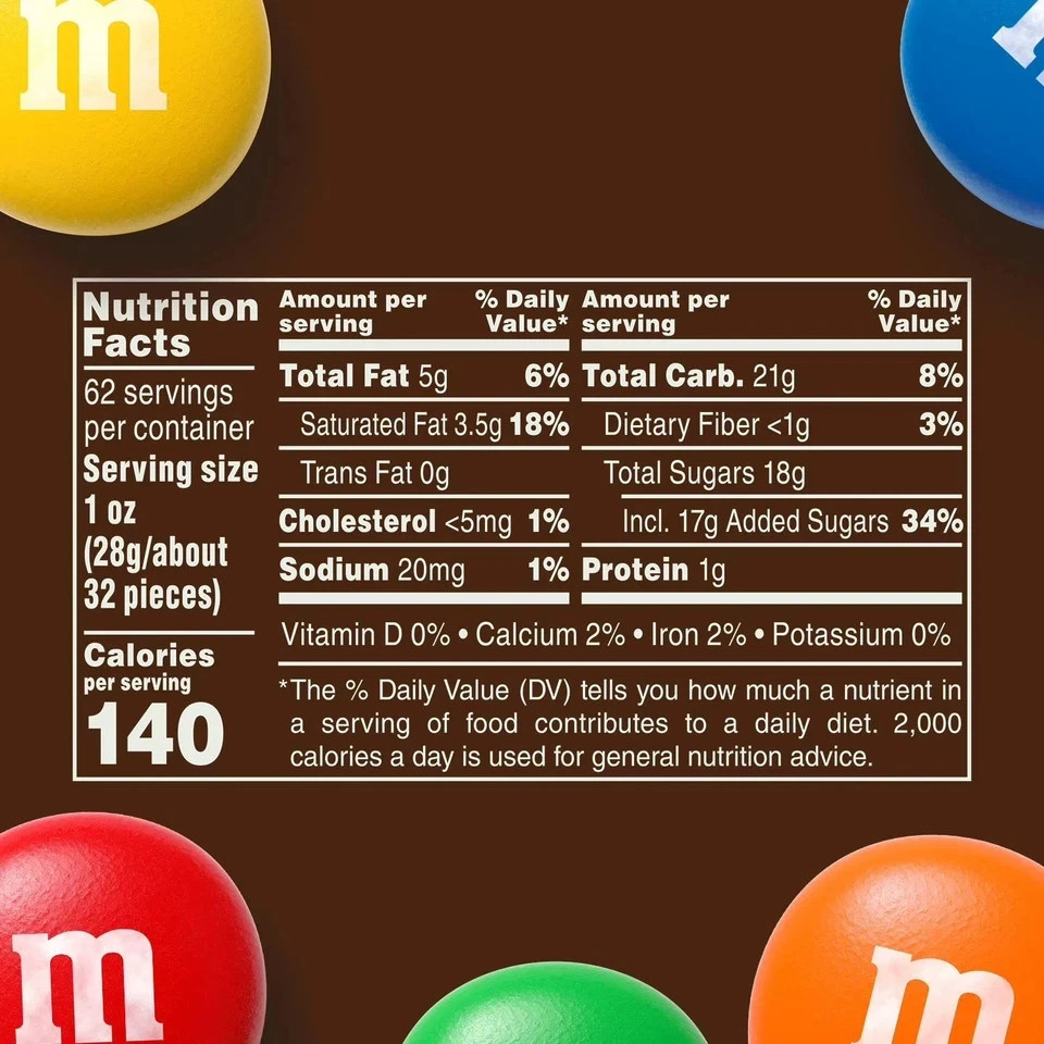 M&M’S Milk Chocolate Candy Jar, 62 oz Bulk Pack FREE FAST SHIPPING