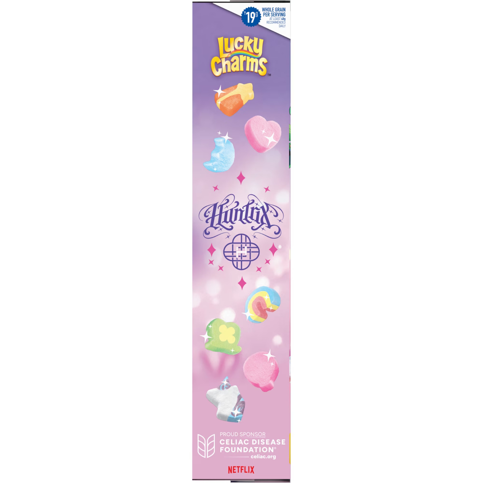 Lucky Charms Cereal KPop Demon Hunters, HUNTR/X Peach Mango, 18.6 oz