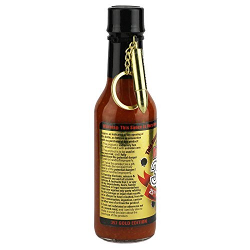 Mad Dog 357 Gold Edition Hot Sauce, Over 1 Million Scoville, Carolina Reaper,