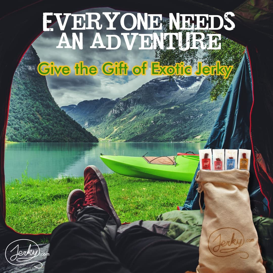 Exotic Jerky Meat Sticks Gift Bag | Birthday Gifts for Men | Wild Game Jerky …