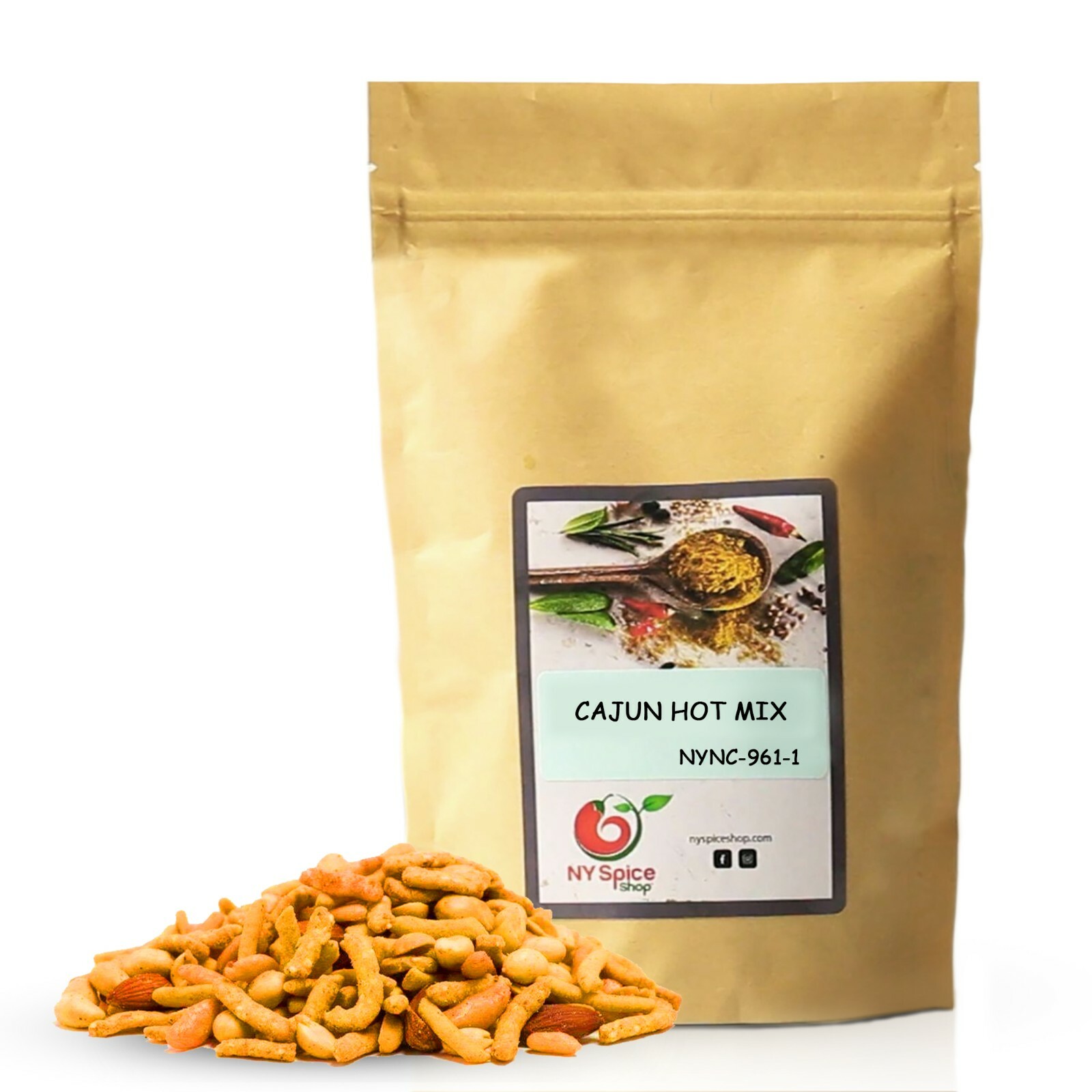 Cajun™ SPICY Hot Snack Mix Item Weight 1lb, 3lb, 5lb