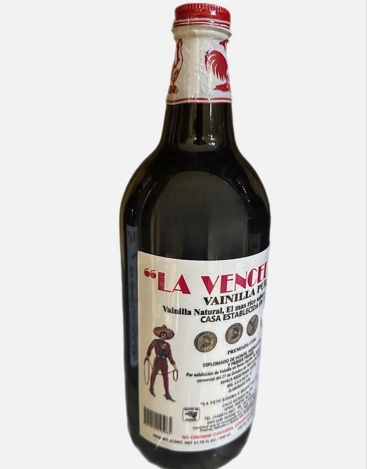 La Vencedora Mexican Vainilla Pura Vanilla Bottle 31oz -1 Liter Bottles Pack 2