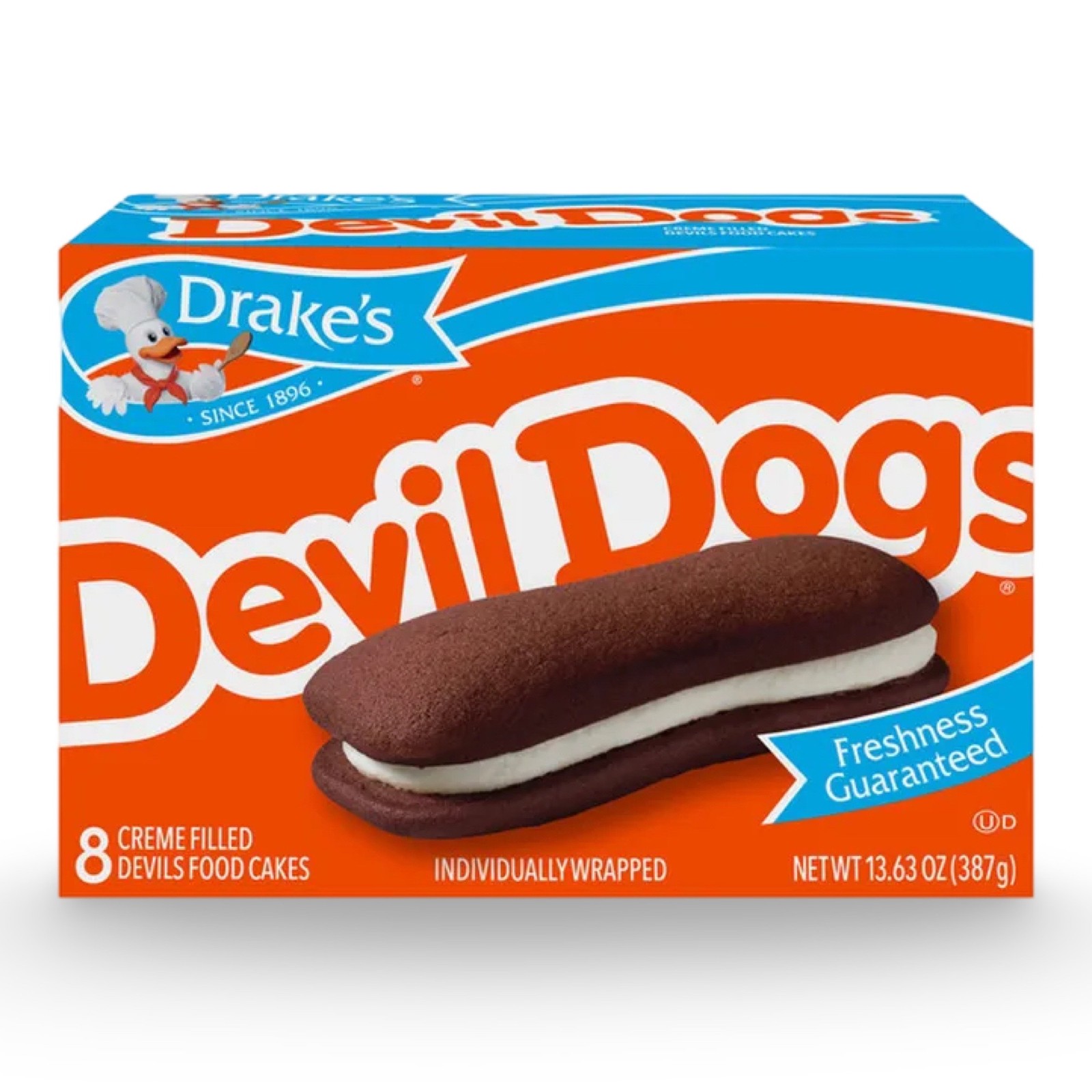 Hostess Suzy Q’s vs. Drake’s Devil Dogs Combo Pack, Cream Filled Chocolate Snack