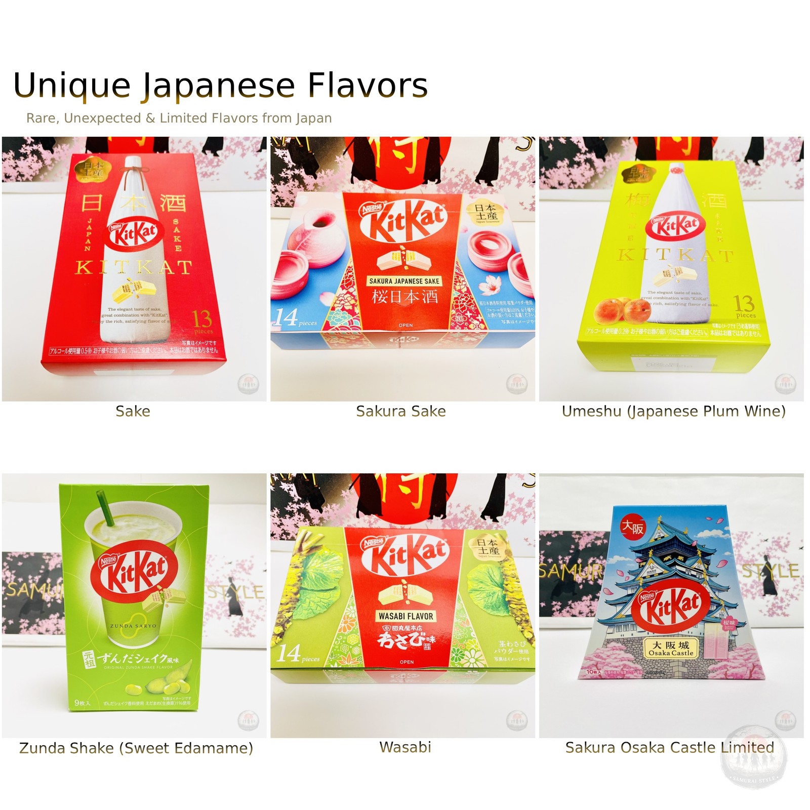 KitKat Japan Limited 38 Unique Flavors Choose Your Favorite