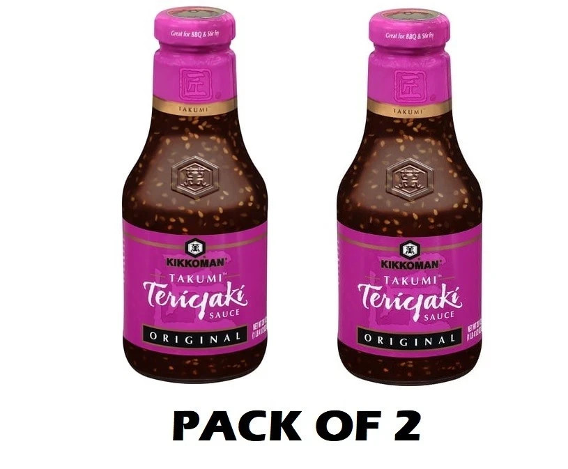 Kikkoman Takumi Teriyaki Sauce Original, 20.5 oz Glass Bottle