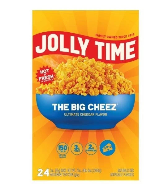 Cheddar Cheese Microwave Popcorn 24 Pack 35 Oz Bags Movie Night Snack Variety