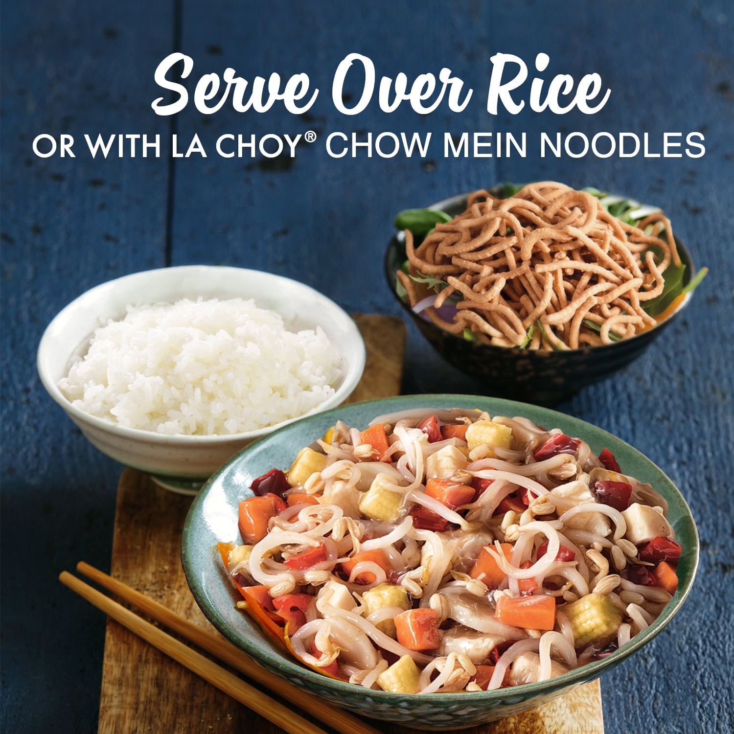 3 Pack La Choy Chicken Chow Mein with White Meat & Veggies in Sauce, 42 oz