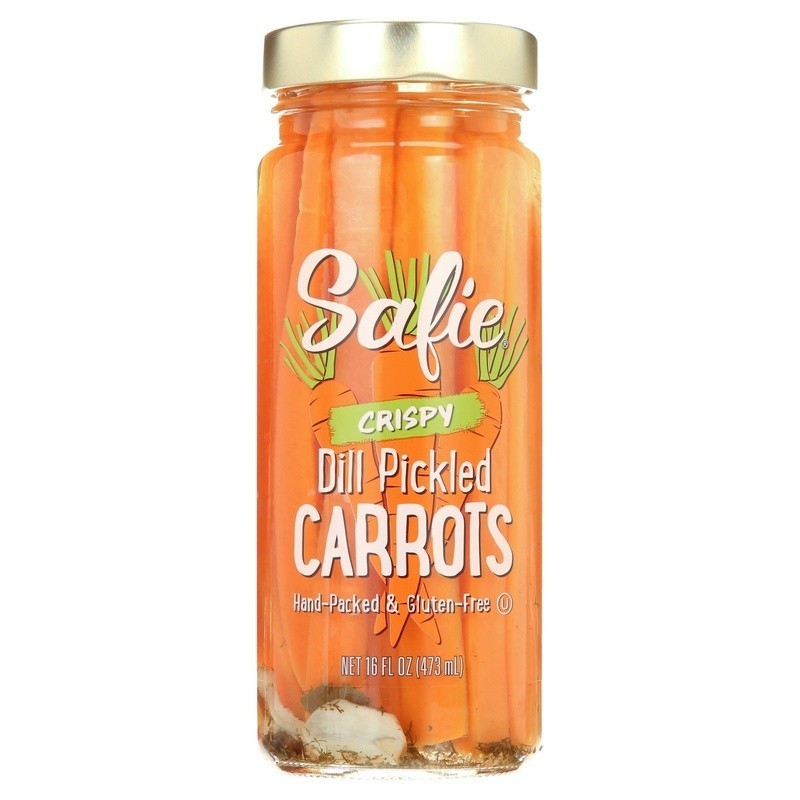 Crispy Dill Pickled Carrots 2 Pack Tangy Crunchy Snack Gluten Free Natural New