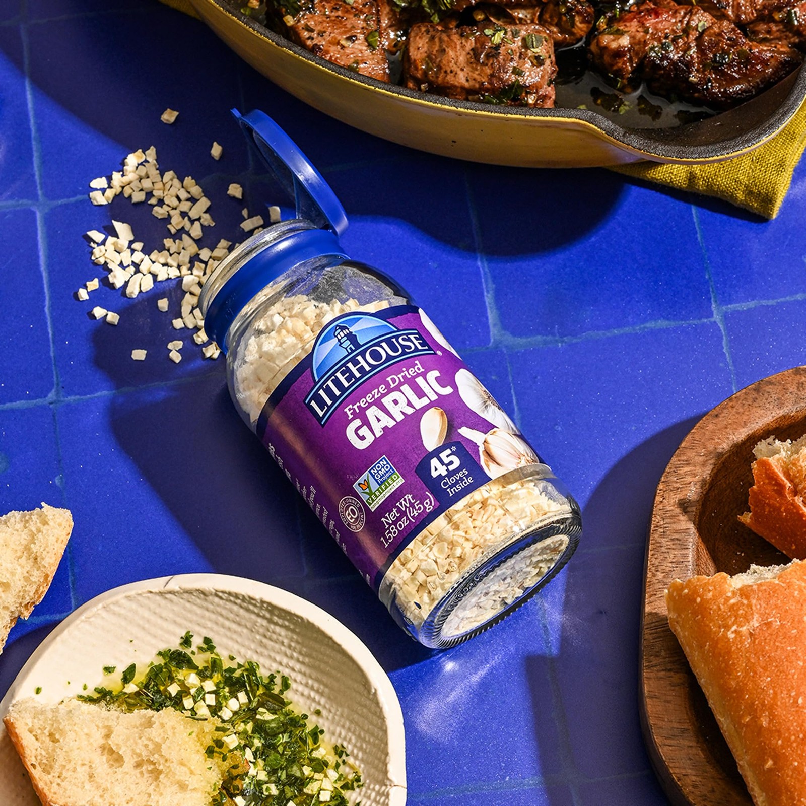 Freeze Dried Garlic – Garlic, Substitute for Fresh Garlic & Minced Garlic, Ja…