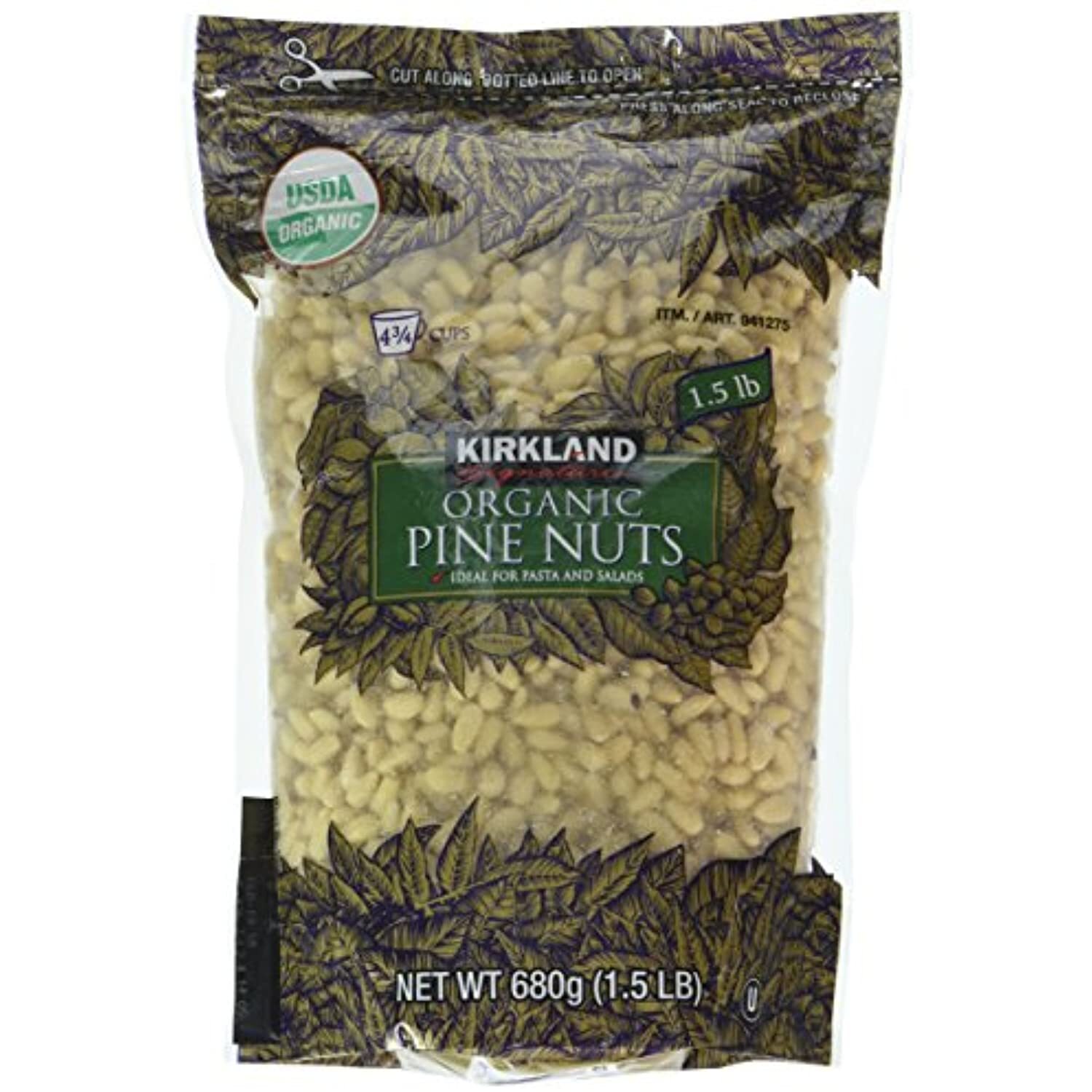 Kirkland Signature Organic Pine Nuts, 680 g