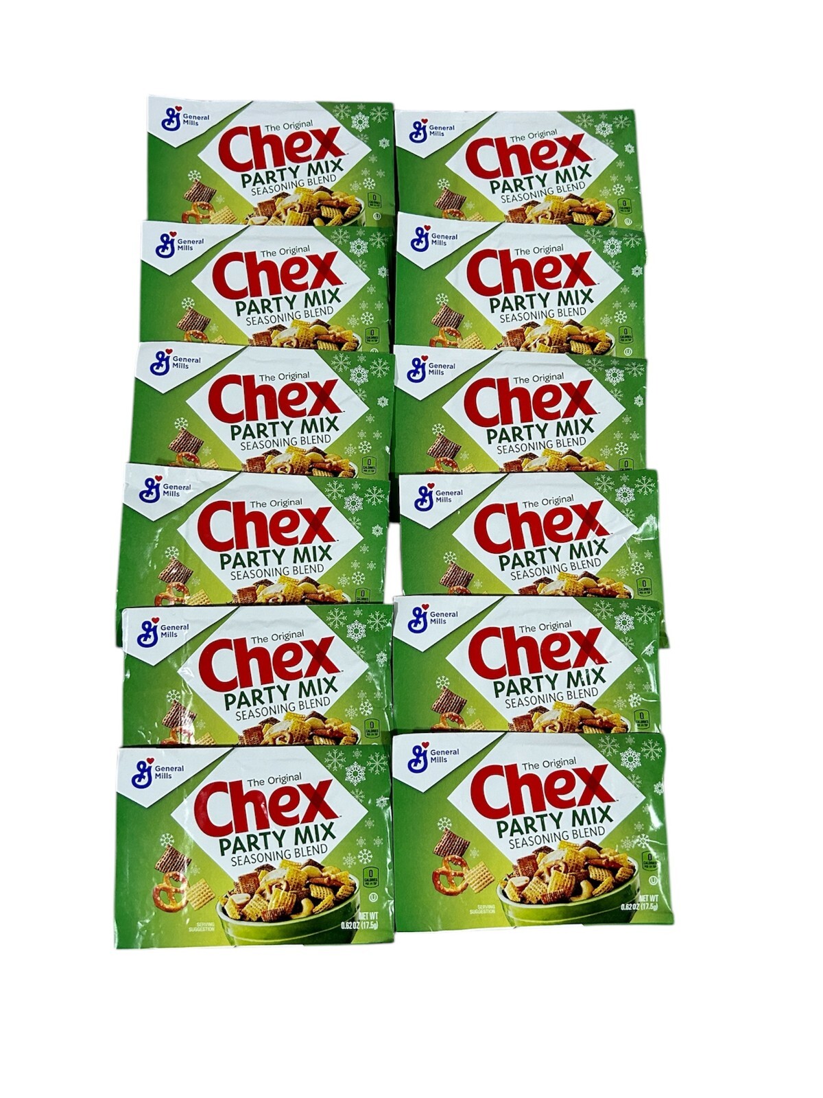 12 CHEX MIX PARTY MIX SEASONING BLEND PACKETS EXP DATE: 10/2026