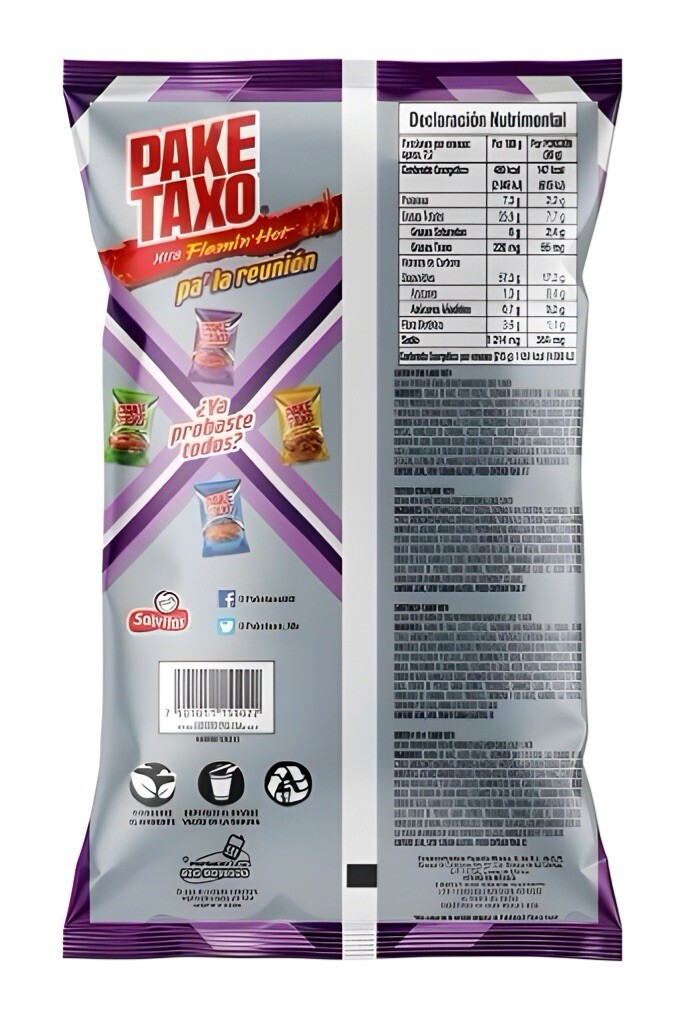 Paketaxo Xtra Flamin’ Hot 215g box w/3 bags BIG
