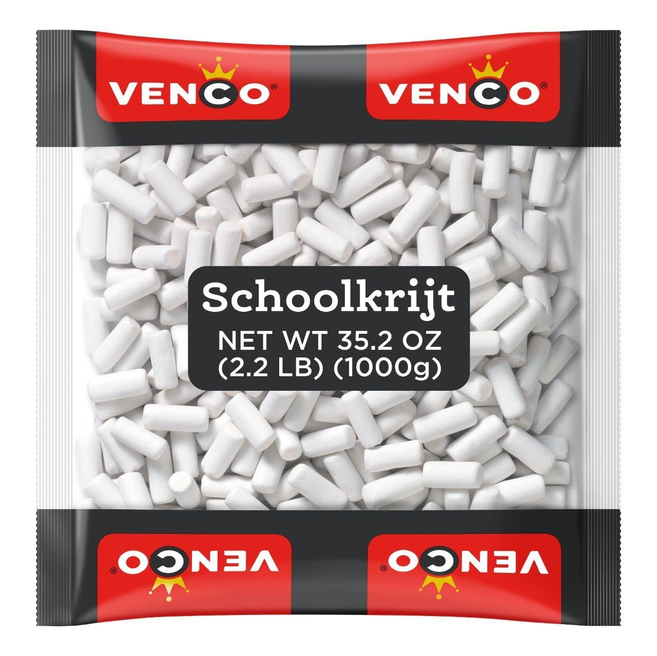 Schoolkrijt Licorice Chalk Candy – School Chalk Original Dutch Licorice Candy…