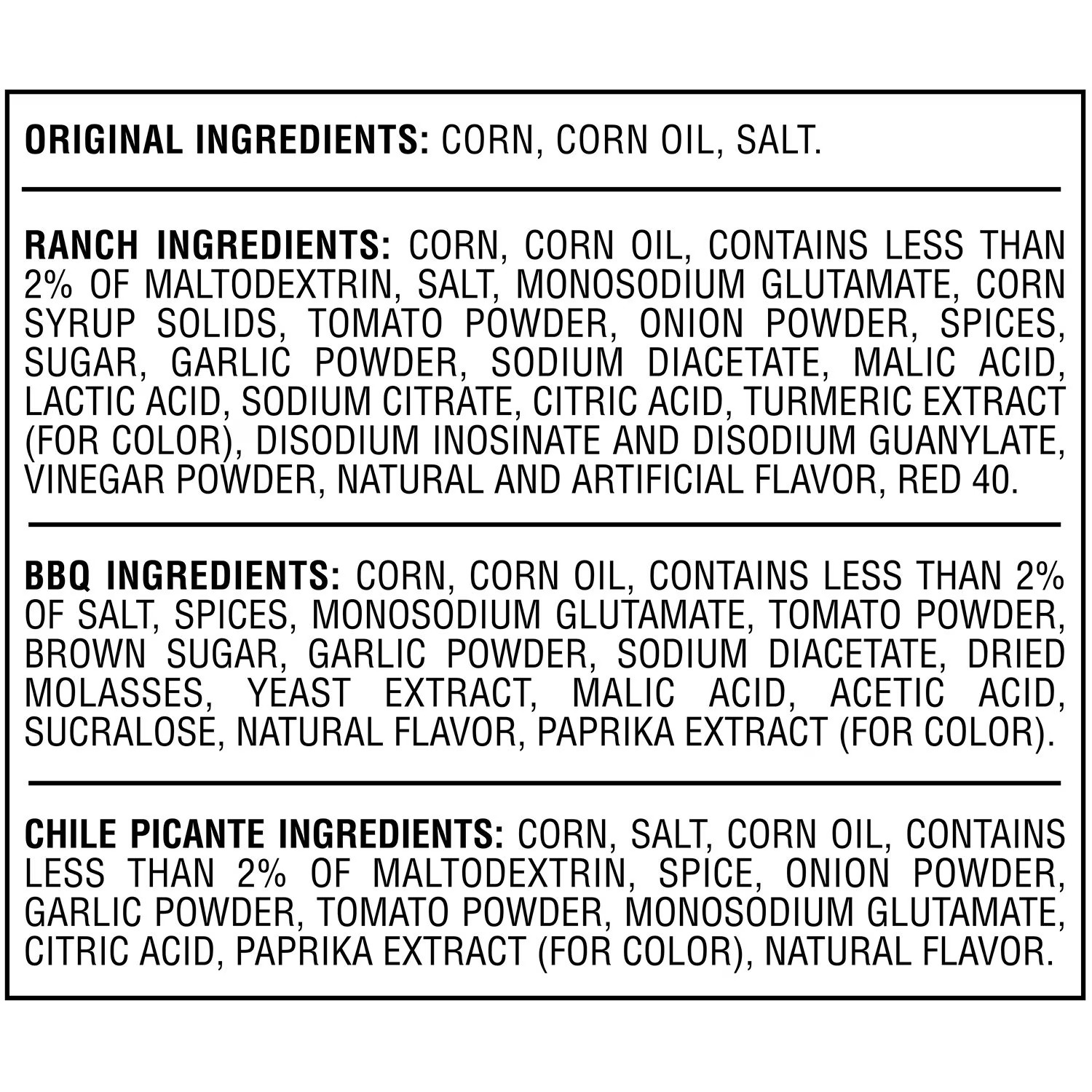 Corn Nuts Crunchy Corn Snacks Variety Pack, 1.7 oz., 24 Pack – Assorted Flavors