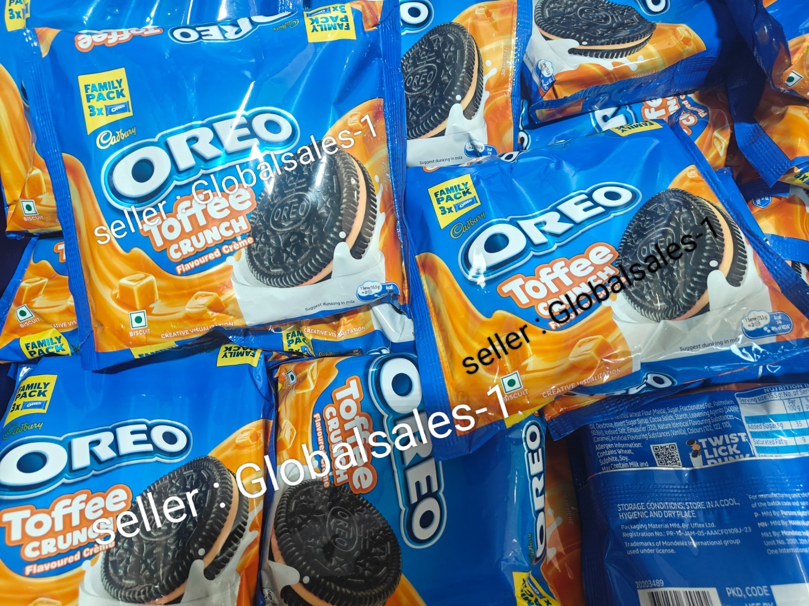 Oreo Toffee Crunch biscuits, Oreo Toffee flavour, 2 X 255g Big pack, Free ship