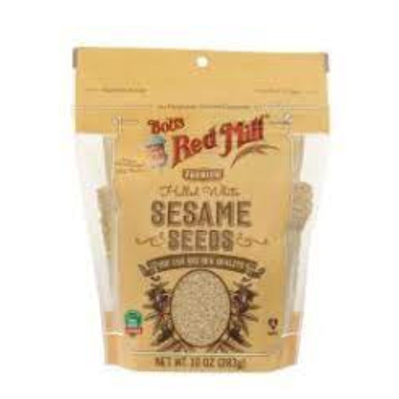 2x Bob’s Red Mill White Sesame Seeds Natural Baking Spice Cooking Bunch New 10oz