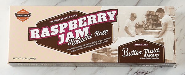 Raspberry Jam Kolachi Roll