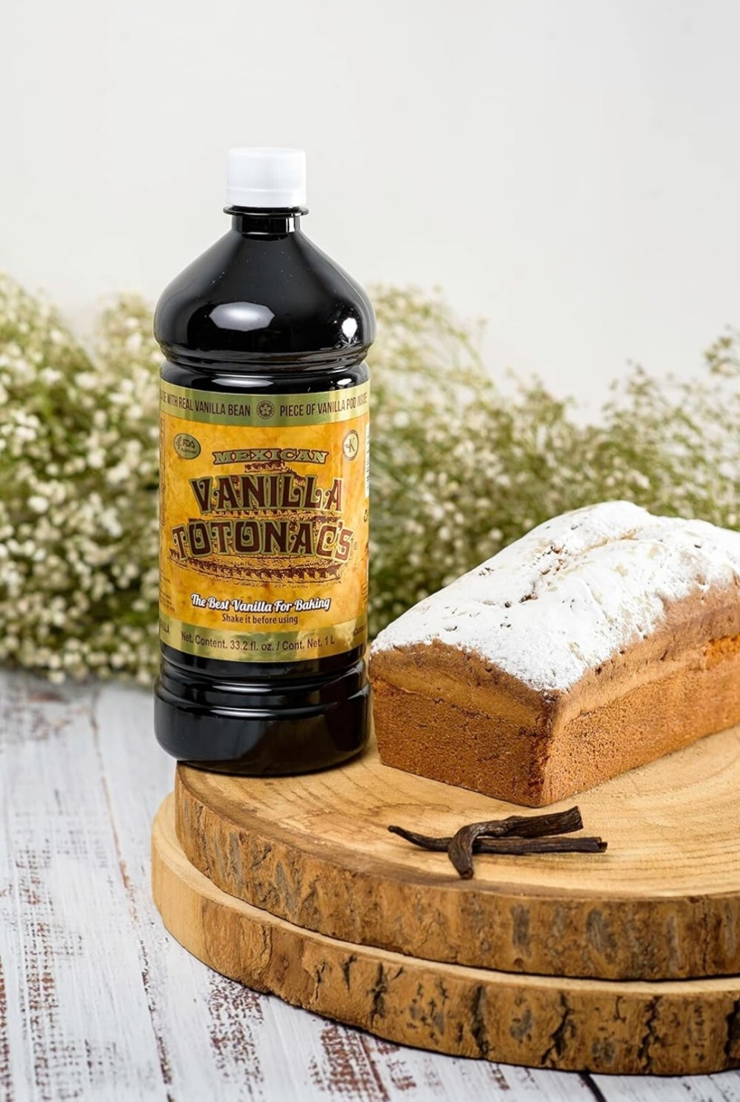 Totonac’s Pure Mexican Vanilla extract, 33.2 Ounces (Baking)