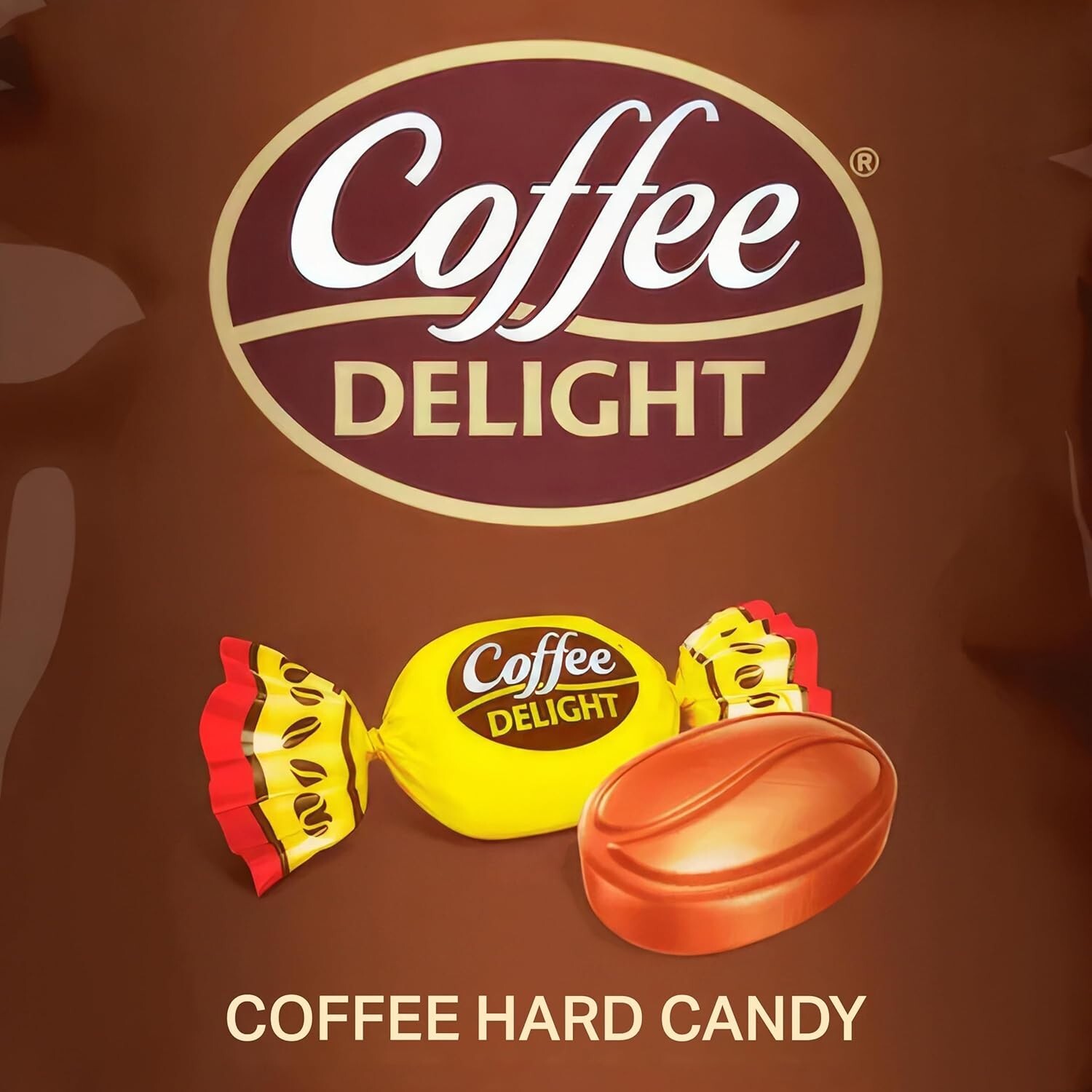 Coffee Delight Gluten Free Coffee Flavor, Bulk & Delicious Hard Candy (2 Pounds)
