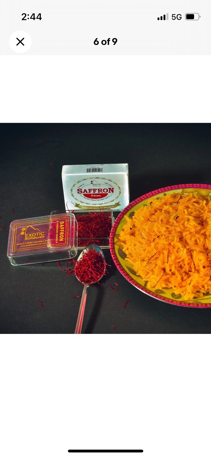 Premium Quality Saffron | Super Negin Grade A+ Threads | Pure all Red… G