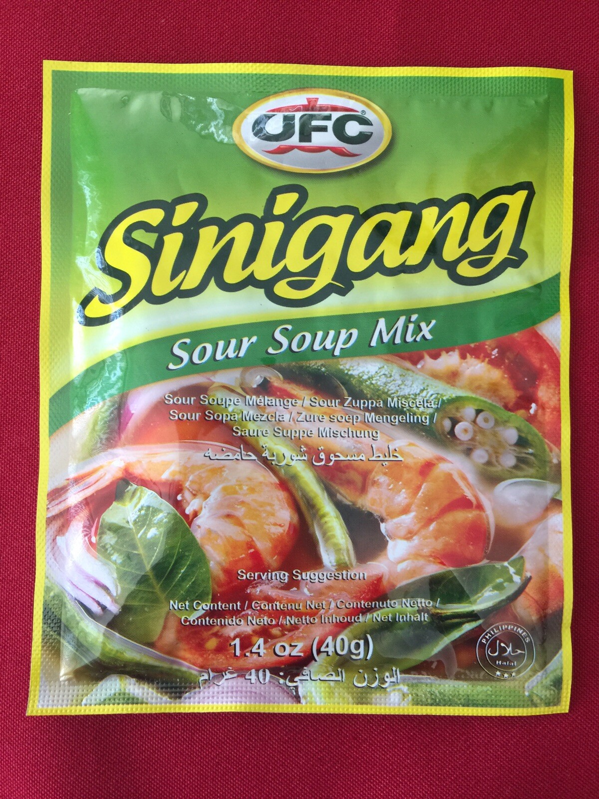 UFC Sinigang Tamarind Sour Soup Mix (1.4oz) New