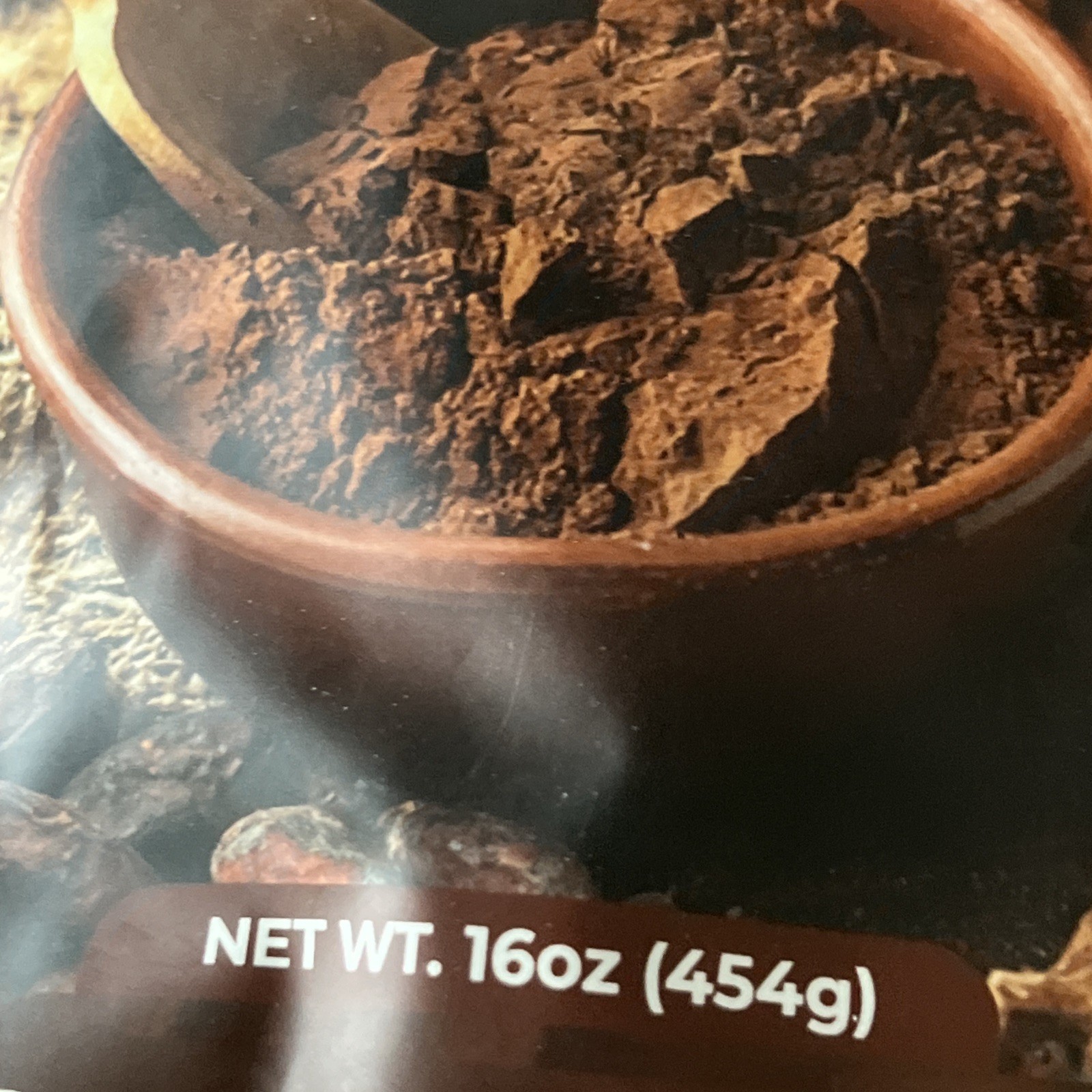 16oz Cacao Powder, 100% Natural & Pure, Unsweetened, Rich Chocolate Flavor,Vegan