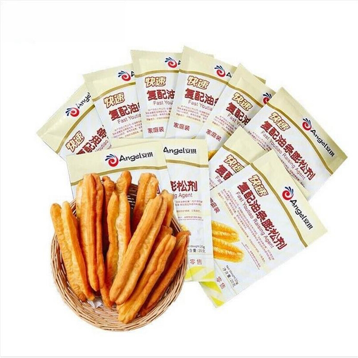 5 Bags Angel Fast Youtiao Raising Agent DIY Deep-fried Dough Sticks