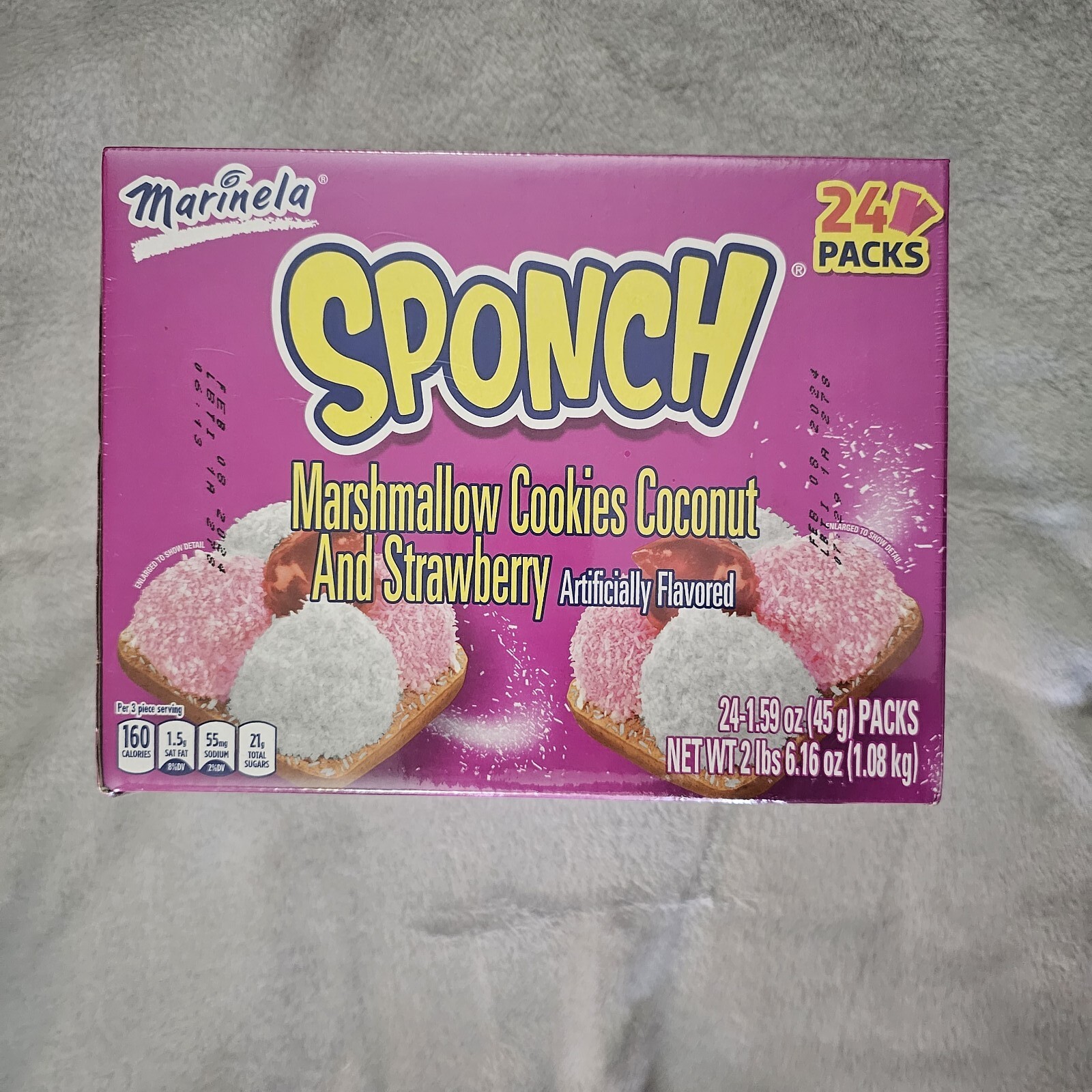 Sponch Cookies (24 Count) Marinela