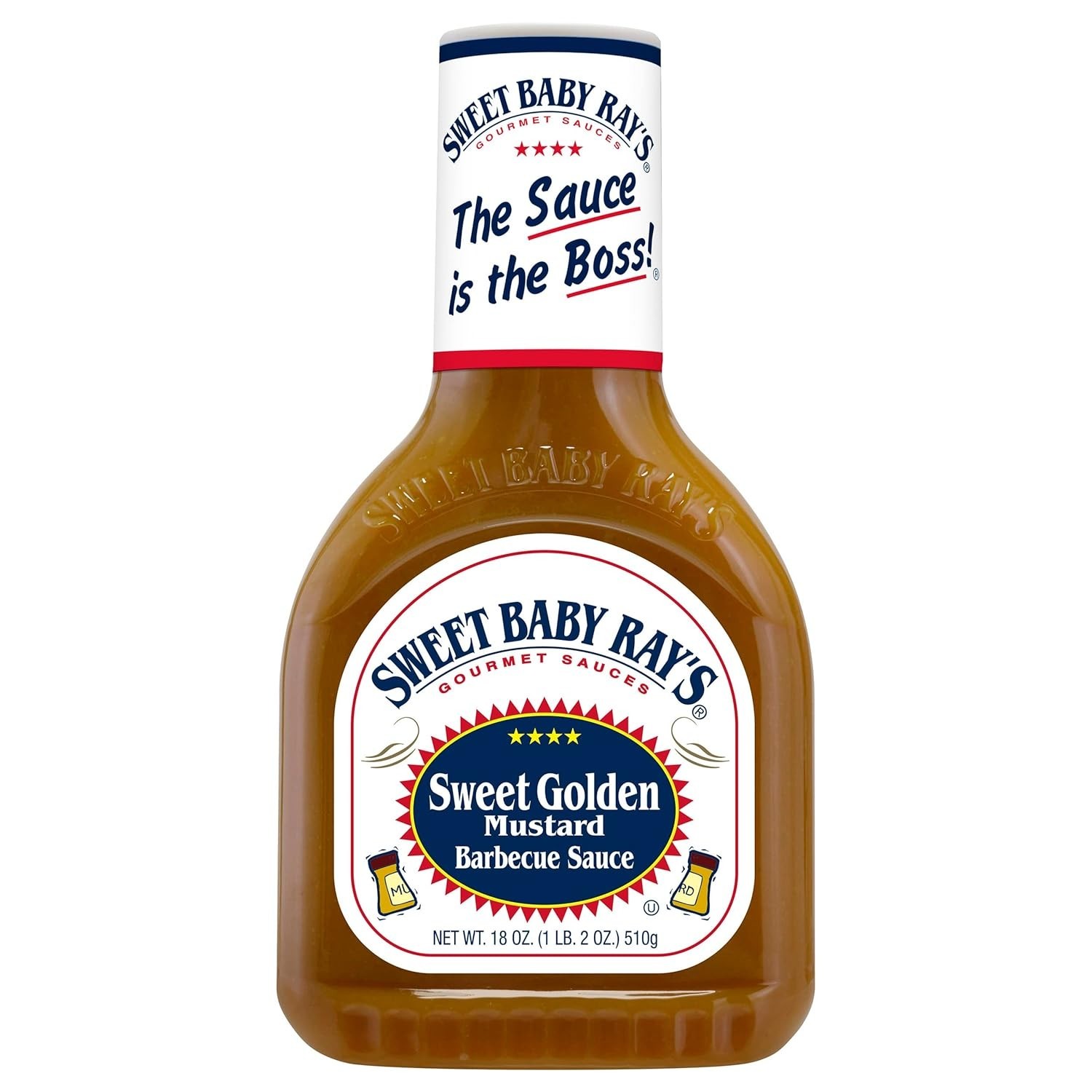 3 Pack Sweet Baby Ray’s Sweet Golden Mustard BBQ Sauce – Size 18 oz Each Bottles