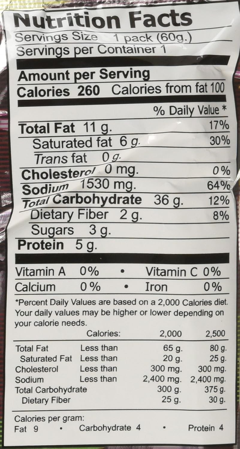 Delicious Shrimp Tom Yum Instant Noodles – Trans Fat Free & Low Calorie 30 Bags