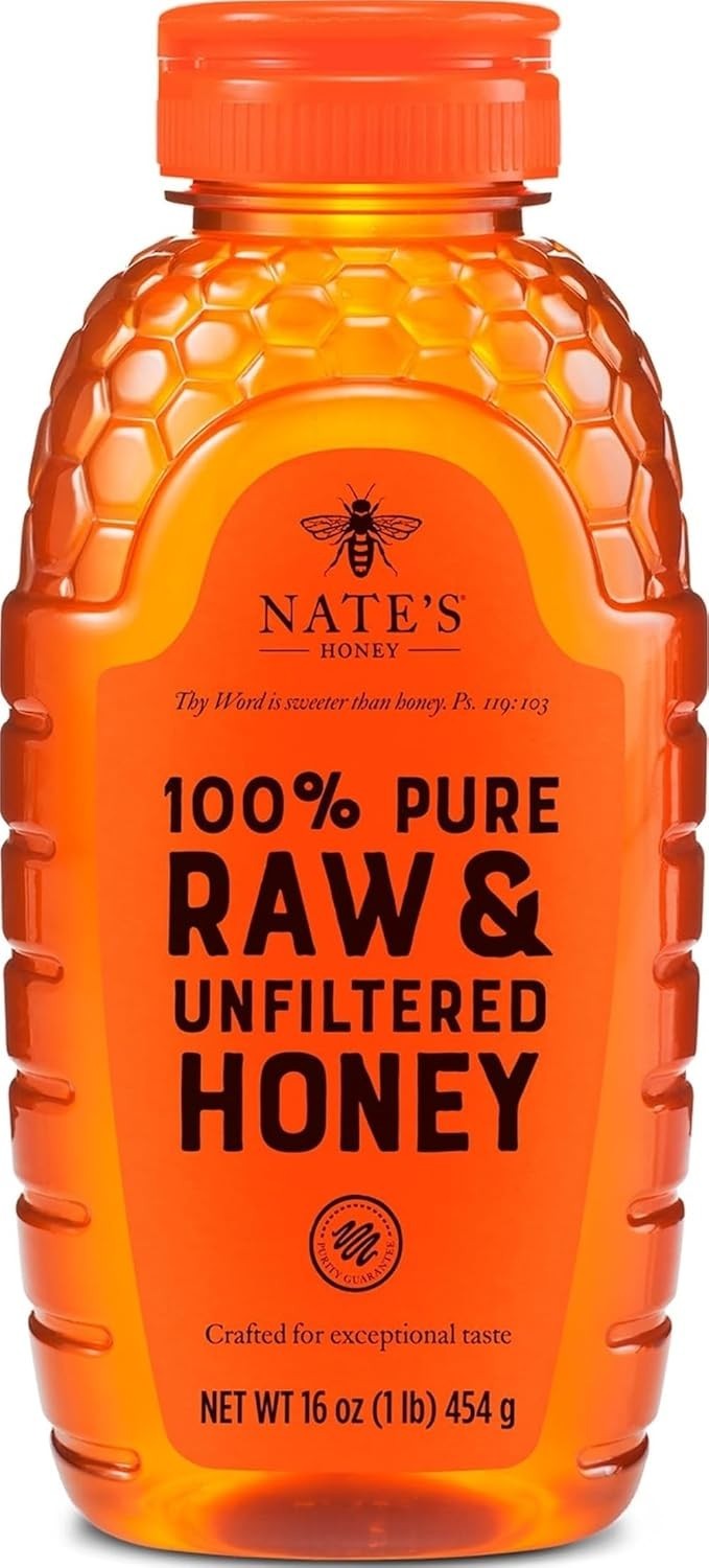 16 oz Kosher Certified Pure Raw Honey – Unfiltered for Maximum Flavor & Quality