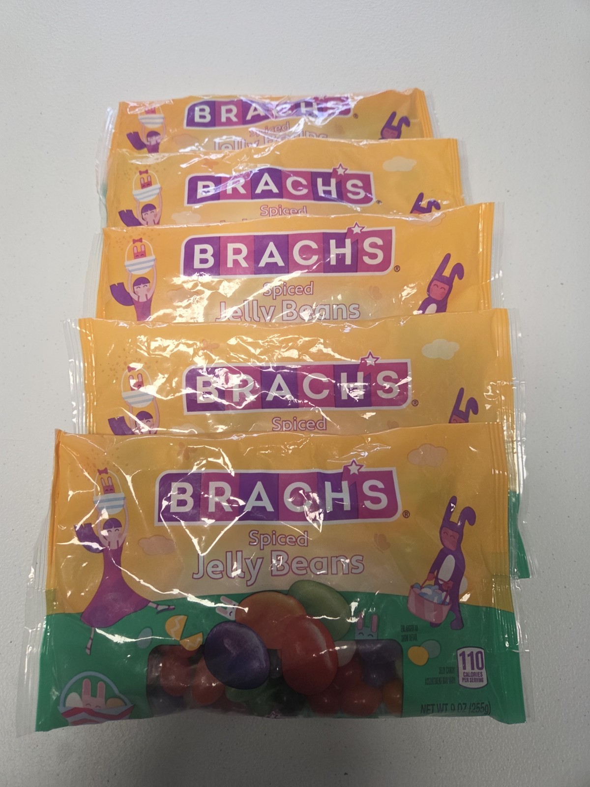 5 Brach’s Spiced Jelly Beans Candy 9 Oz Each Best By 10/2027 Licorice Clove Mint