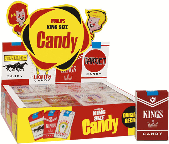 Candy Cigarettes, 24 Count Box, Original Recipe ~ YANKEETRADERS® ~ FREE SHIPPING