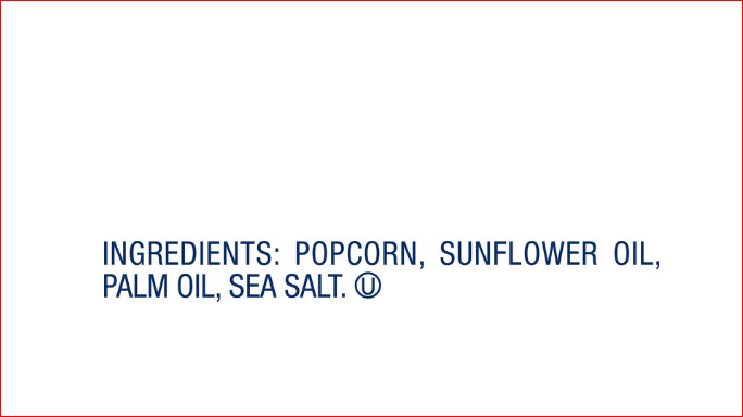 SkinnyPop Gluten-Free Sea Salt Microwave Popcorn Snack Multipack, 2.8 oz (12 cou